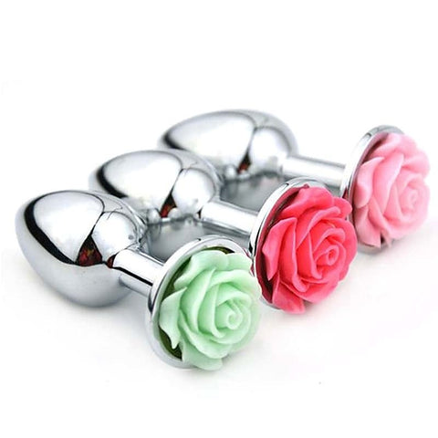 Flower Steel Butt Plug Small by BDStyle - Steel Sex Toys
