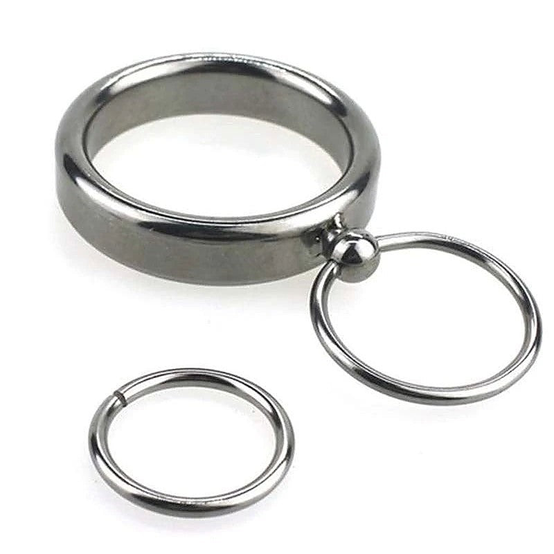 Lead Me Stainless Steel Cock Ring by BDStyle - Cock Rings