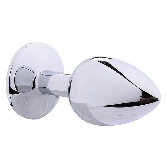 Attractive Metal Butt Plug Small - Steel Sex Toys