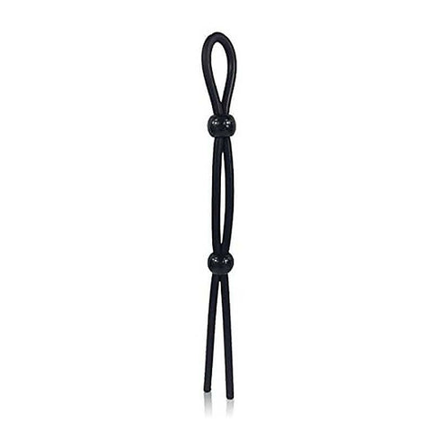Black Adjustable Penis Ties by BDStyle - Cock Rings