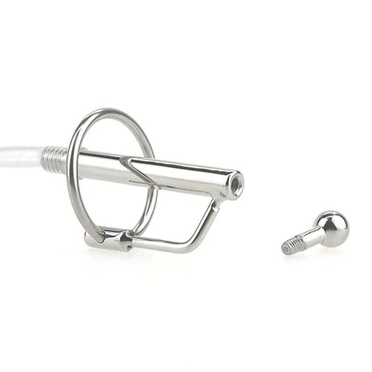 FELIX Flexi Tube Silicone Steel Cum Thru Penis Plug - Penis Plugs