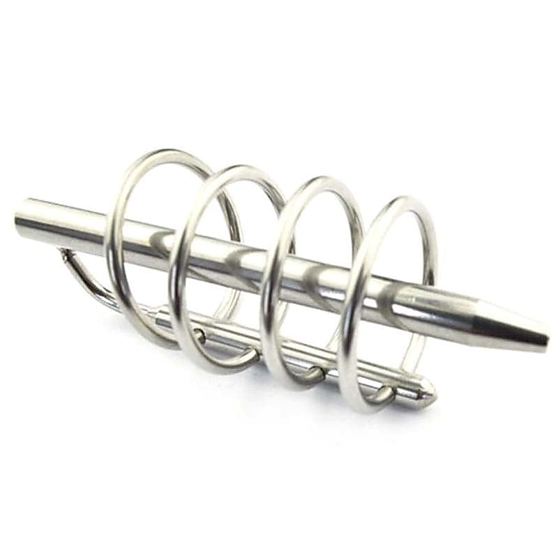 Gates of Hell Cock Cage & Penis Plug by BDStyle - Male Chastity