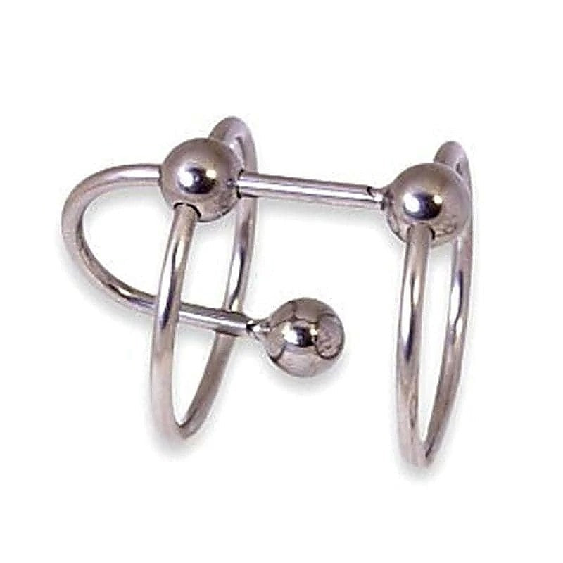 Double Ring Balled Penis Plug by BDStyle - Penis Plugs