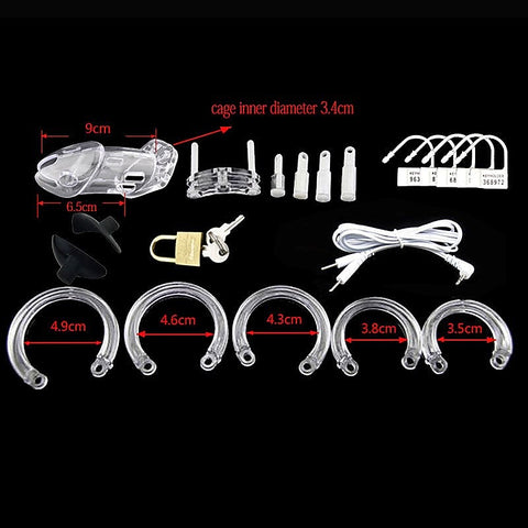 Electro Sex CB-6000 Male Chastity Device & Remote - Male Chastity