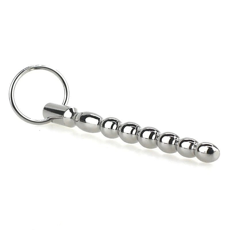 Steel Power Tools Penis Plug with Glans Ring by BDStyle - Penis Plugs