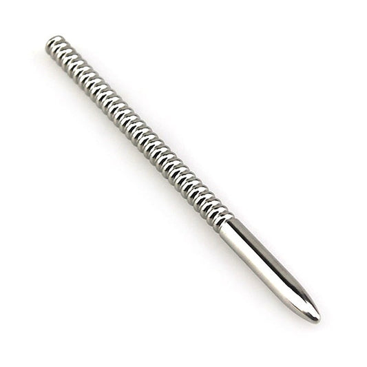 Double Spear Ribbed Urethral Sound - Penis Plugs