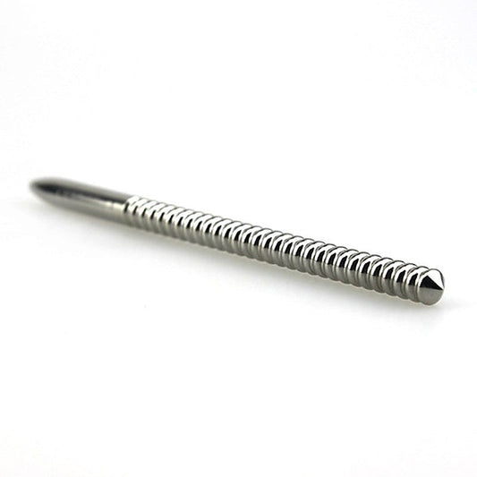 Double Spear Ribbed Urethral Sound - Penis Plugs