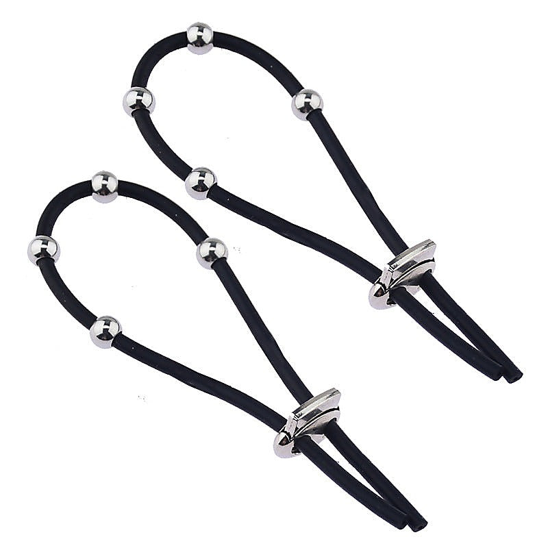 Cock Ball and Frenulum Electrostimulator Ties by BDStyle - Electro Sex