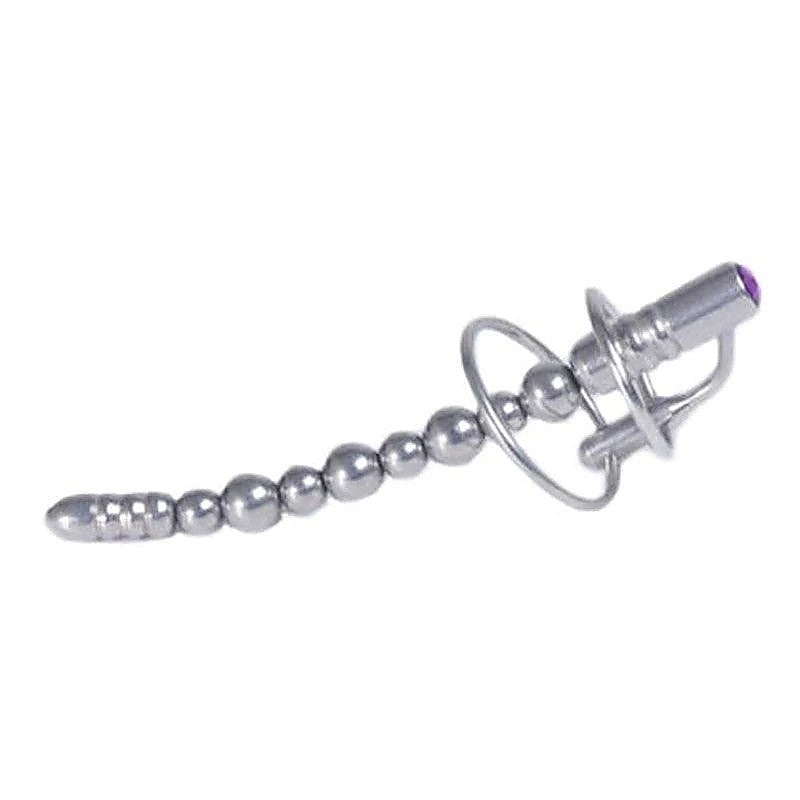 Jewel End Multi-Ball Steel Penis Plug by BDStyle - Penis Plugs