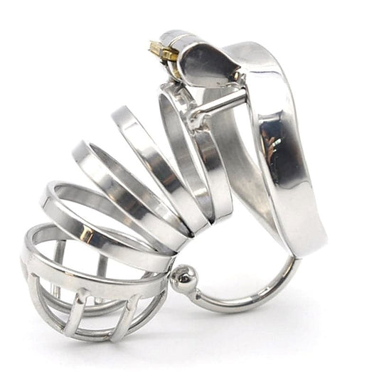 Ball Hook Cock Cuff Chastity Cage - Male Chastity