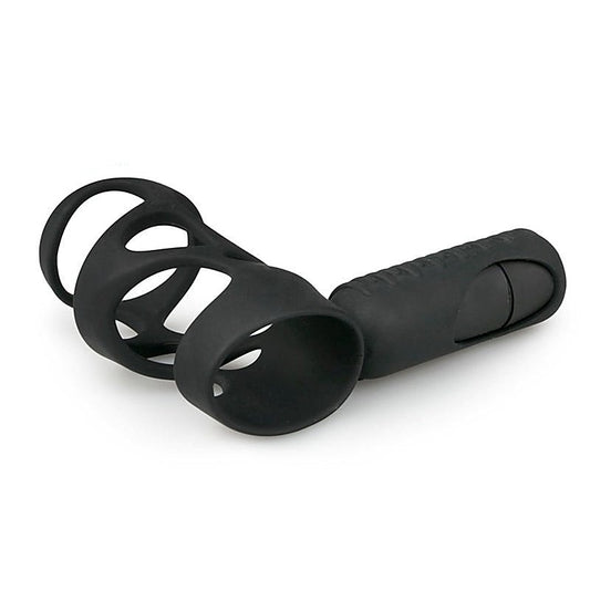 Mech Warrior Vibrating Cock Ring by BDStyle - Cock Rings