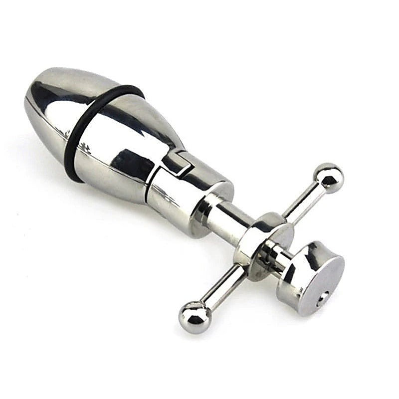 Master Series Trillium Steel Locking Anal Plug by BDStyle - Butt Plugs