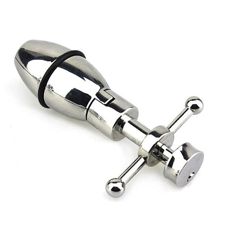 Master Series Trillium Steel Locking Anal Plug by BDStyle - Butt Plugs
