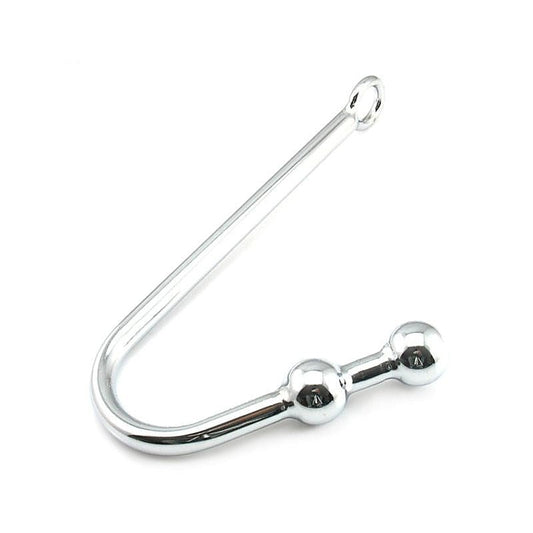 Double Ball Steel Anal Hook - Spreaders and Hangers