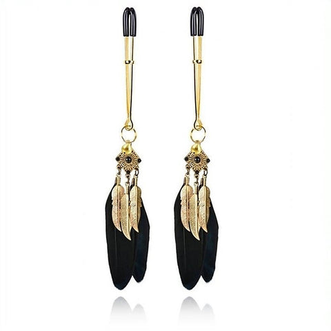 Feather Nipple Clamp by BDStyle - Breast and Nipple Toys