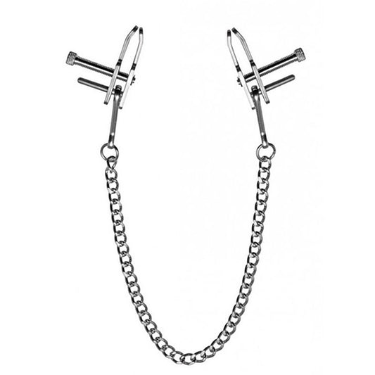 BDStyle Kneel Nose to Genitals Kneeling Clamps - Nipple and Clit Clamps