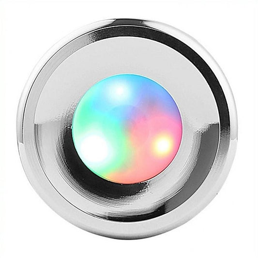 Colorful Light Stainless Steel Butt Plug - Steel Sex Toys