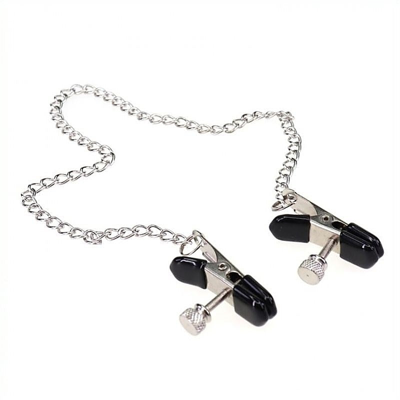 Alligator Nipple Clamp With Chain by BDStyle - Breast and Nipple Toys