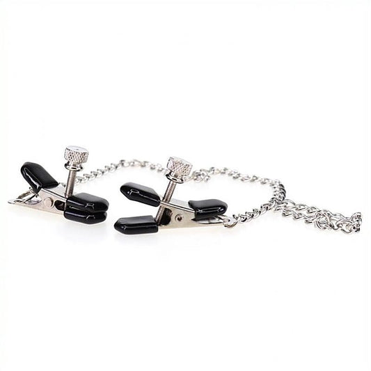 Alligator Nipple Clamp With Chain - Breast and Nipple Toys