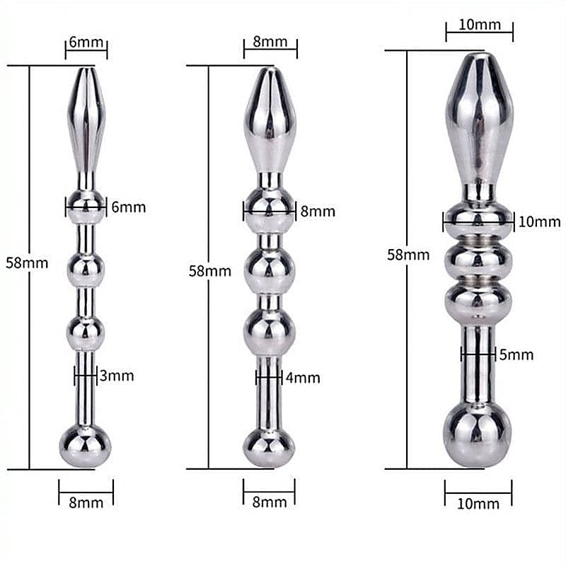 Beaded Penis Plug - Penis Plugs