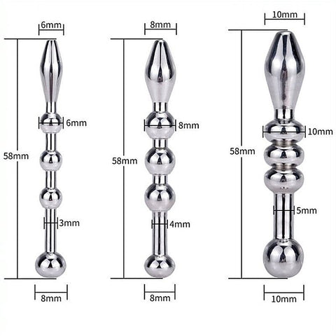 Beaded Penis Plug - Penis Plugs