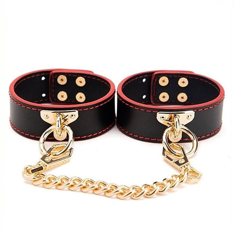 Golden Chain Wrist & Ankle Cuffs by BDStyle - Cuffs and Restraints