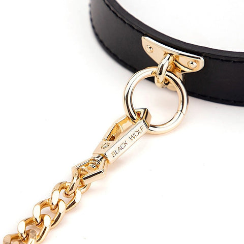 Golden Heart Punk Collar - Bondage Kits