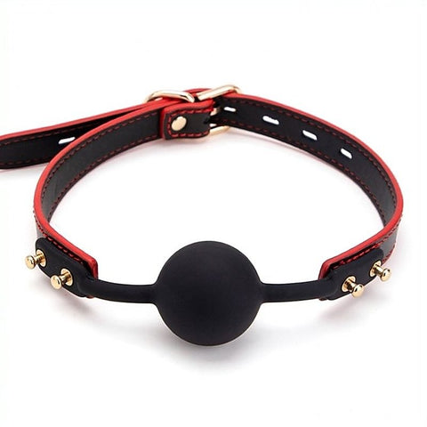 Premium Silicone Ball Bondage Gag by BDStyle - Bondage Gags and Bits