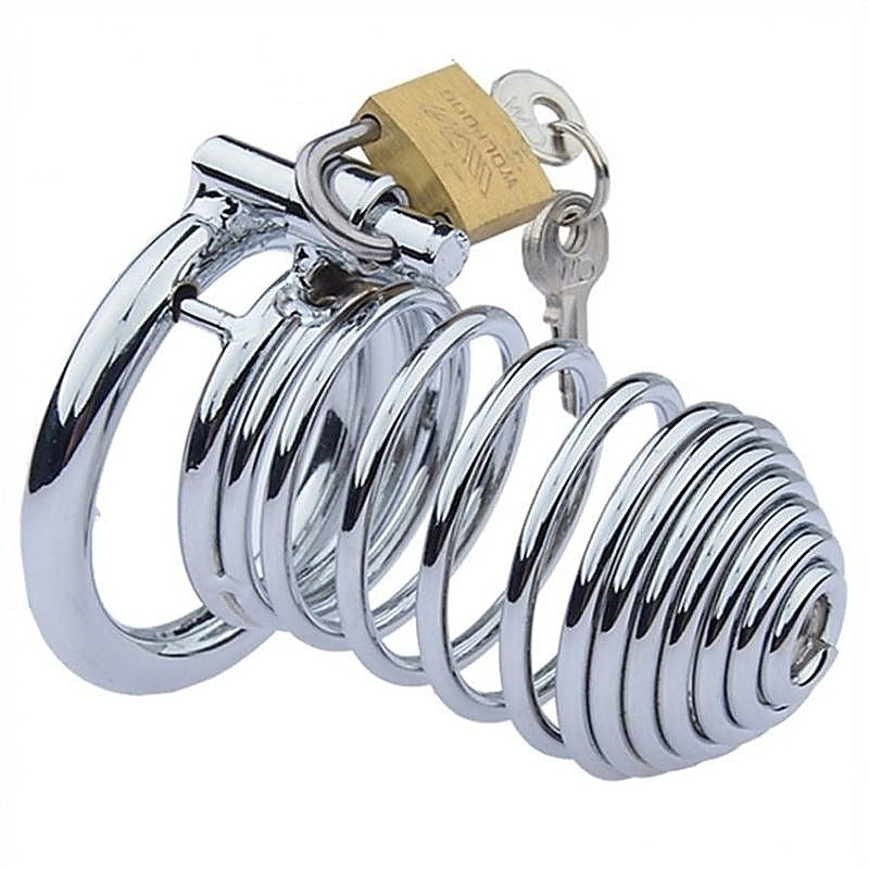 Professional Spring Cock Cage by BDStyle - Male Chastity