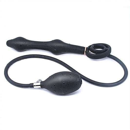 Double Rolling Ball Inflatable Anal Plug - Inflatable Dildos and Vibrators
