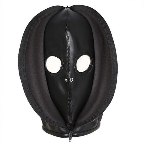 Premium Double Layer Bondage Hood by BDStyle - Bondage Hoods