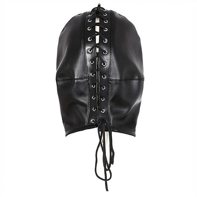 Premium Double Layer Bondage Hood by BDStyle - Bondage Hoods