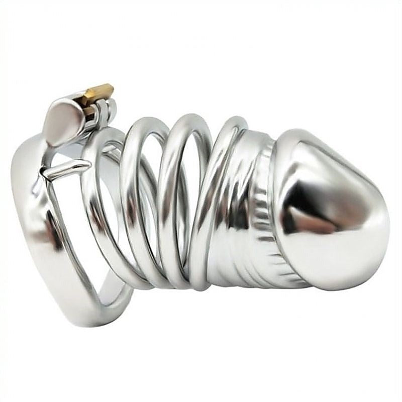 Adjustable Stainless Steel Chastity Device by BDStyle - Male Chastity