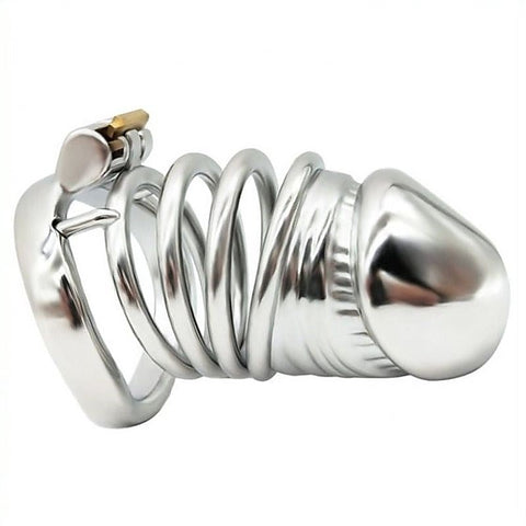 Adjustable Stainless Steel Chastity Device by BDStyle - Male Chastity