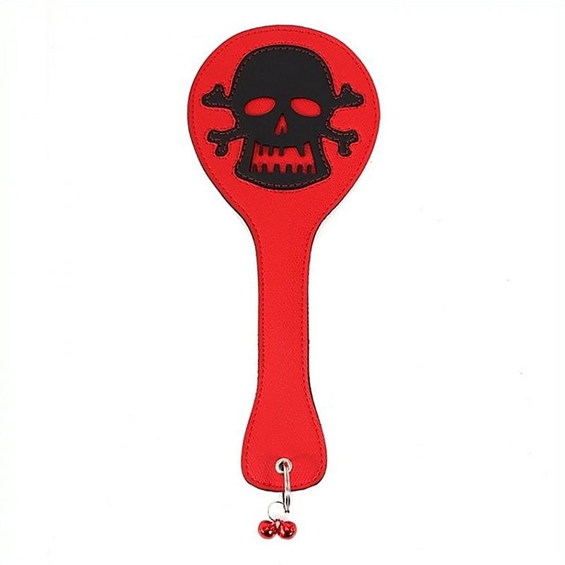 Premium Round Paddle With Skull by BDStyle - Paddles And Slappers