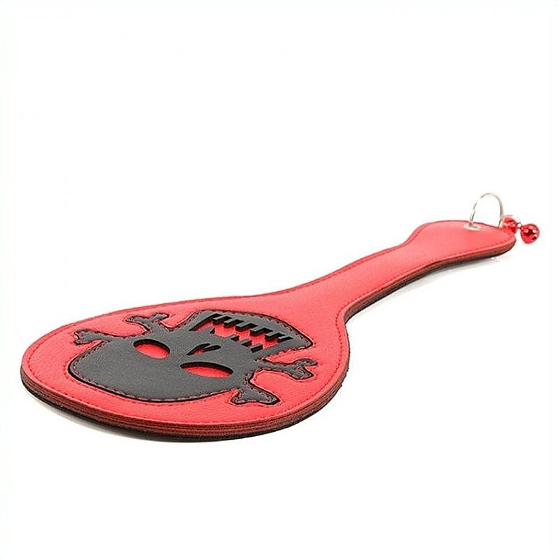 Premium Round Paddle With Skull by BDStyle - Paddles And Slappers