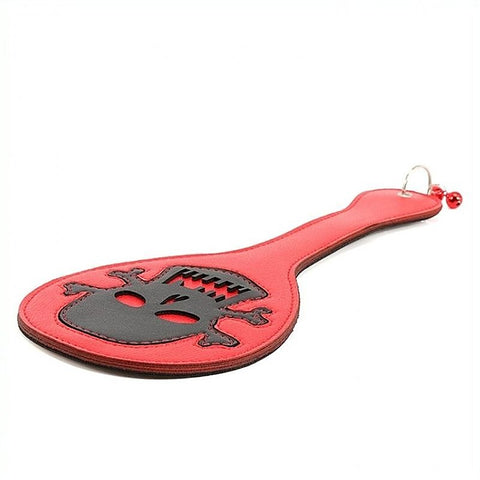 Premium Round Paddle With Skull by BDStyle - Paddles And Slappers