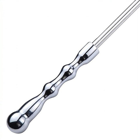 Ball Flogger With Metal Spring Handle - Whips And Crops