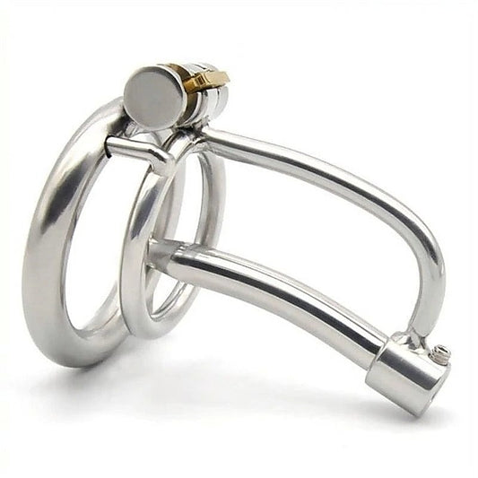 Metal Cum Thru Birdlock Cage - Male Chastity