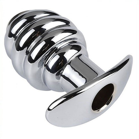 Premium Hollowing Out Butt Plug by BDStyle - Steel Sex Toys
