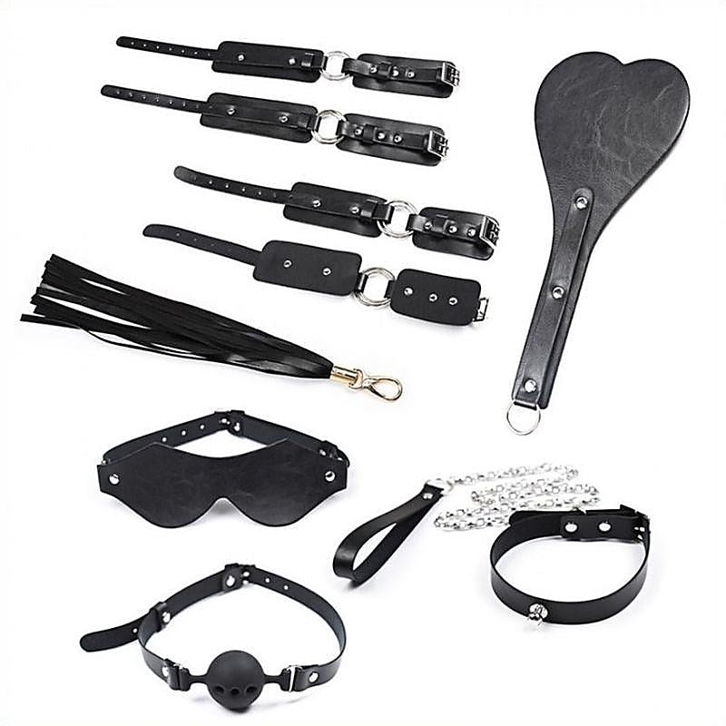 BDStyle Shoulder Bag 8-Piece Bondage Essentials - Bondage Kits