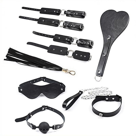 BDStyle Shoulder Bag 8-Piece Bondage Essentials - Bondage Kits