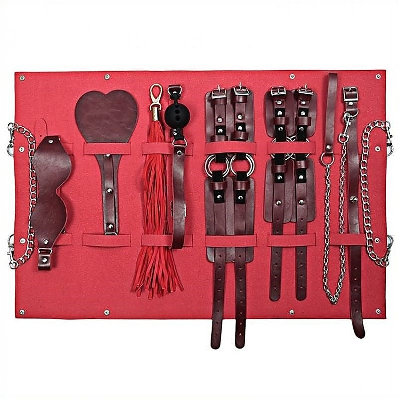 BDStyle Shoulder Bag 8-Piece Bondage Essentials - Bondage Kits
