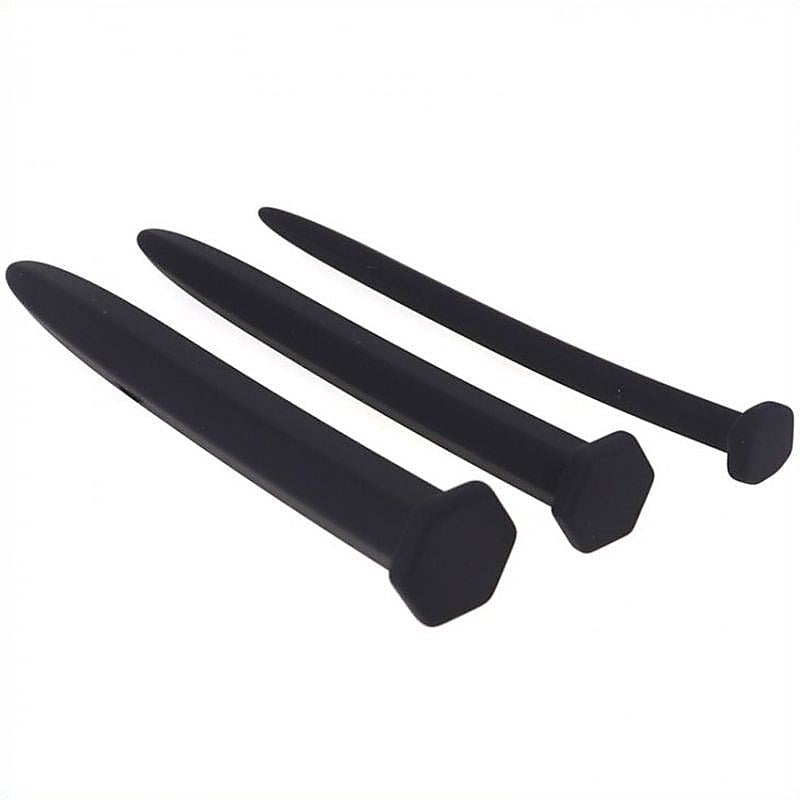 BDStyle Silicone Hexagon Penis Plug Stimulation Kit - Penis Plugs