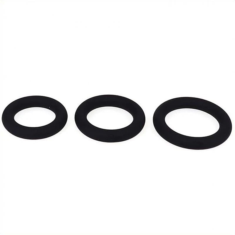 Silicone Stretchy Cock Ring Set by BDStyle - Cock Rings