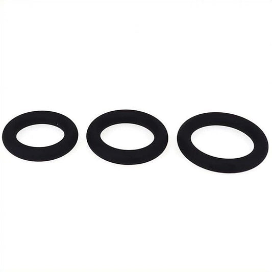 Silicone Stretchy Cock Ring Set - Cock Rings
