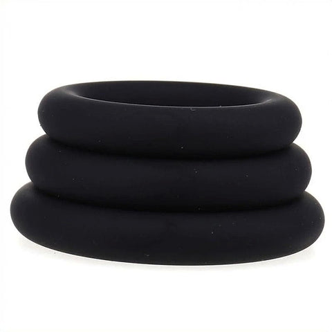 Silicone Stretchy Cock Ring Set by BDStyle - Cock Rings