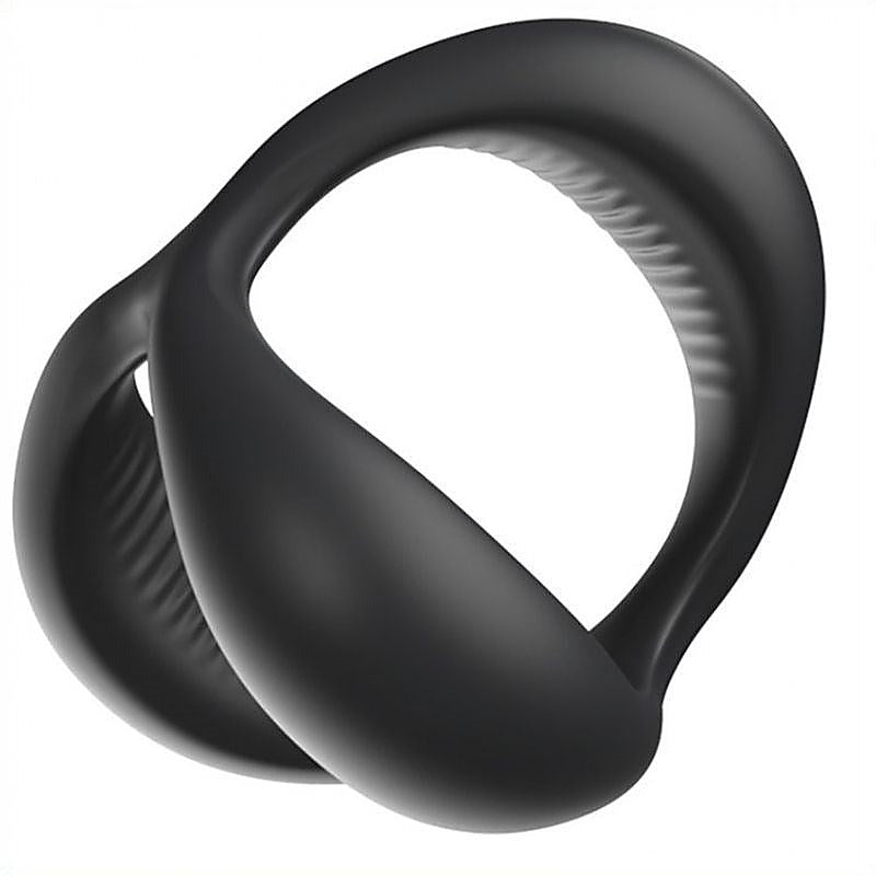 Silicone Cock & Ball Stretcher Sling by BDStyle - Cock Rings
