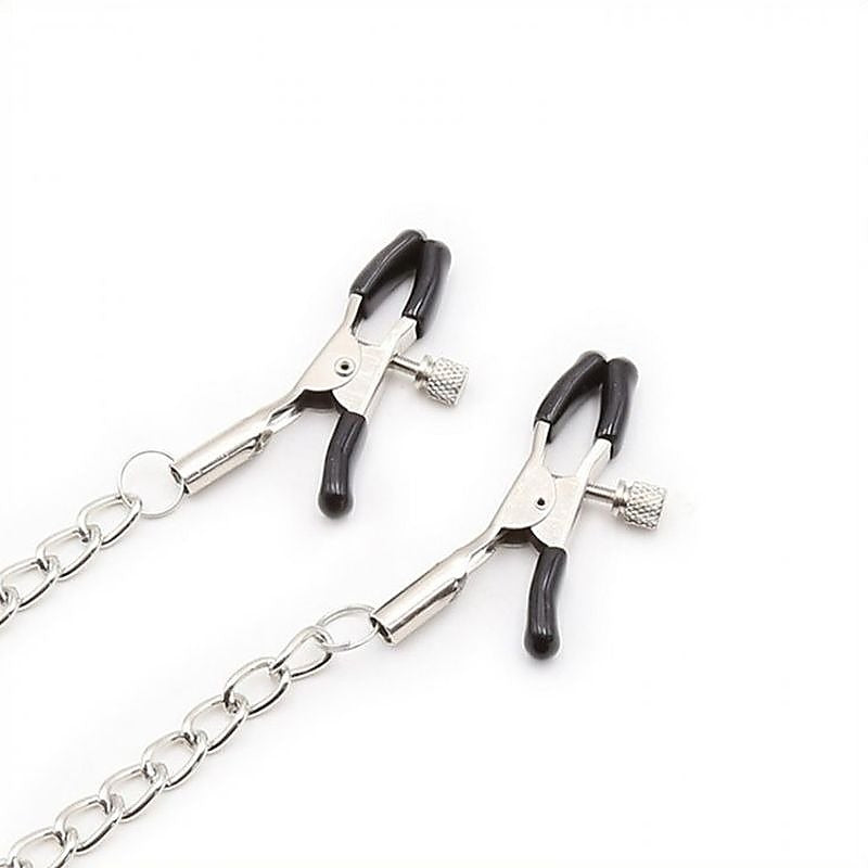 Silicone O Ring Gag With Nipple Clamp by BDStyle - Bondage Gags and Bits