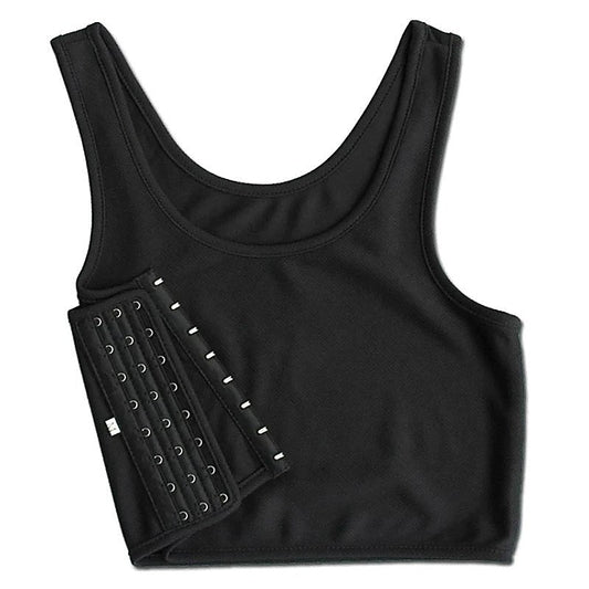 Crop Top Chest Binder Black - Bras and Bra Sets